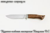 Нож Х12МФ Ирбис, корень ореха фото 2