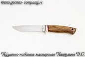 Нож Х12МФ Ястреб, корень ореха фото 2