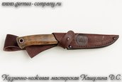 Нож Х12МФ Нерпа, корень ореха фото 3