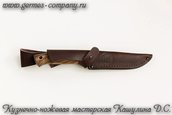 Нож Х12МФ Ястреб, корень ореха фото 3
