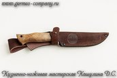 Нож ХВ-5 Ирбис, корень ореха фото 3