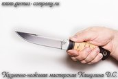 Нож 110х18 Таймень, береста фото 5