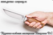 Нож 110х18 Куница, корень ореха фото 5