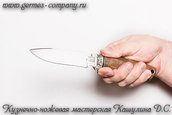 Нож Х12МФ Нерпа, корень ореха фото 5