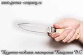 Нож Х12МФ Нерпа, береза фото 5