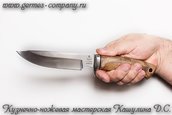 Нож Х12МФ Тигр, корень ореха фото 5