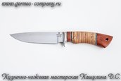 Нож Лазутчик Х12МФ, береста фото 2