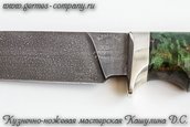 Нож ХВ-5 Лазутчик, стабилизированная карельская береза фото 4