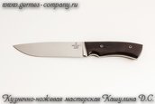 Нож Бизон 1, черный граб фото 2
