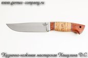 Нож Медведь Х12МФ, береста фото 2