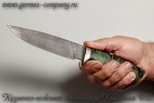 Нож ХВ-5 Лазутчик, стабилизированная карельская береза фото 5