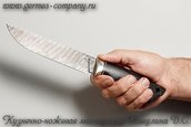 Нож Легионера - дамаск, рукоять - черный граб фото 5