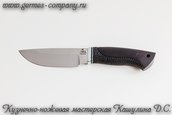 Нож Тайга Х12МФ, черный граб фото 2