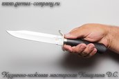 Нож разведчика - клинок 95Х18, рукоять черный граб фото 5