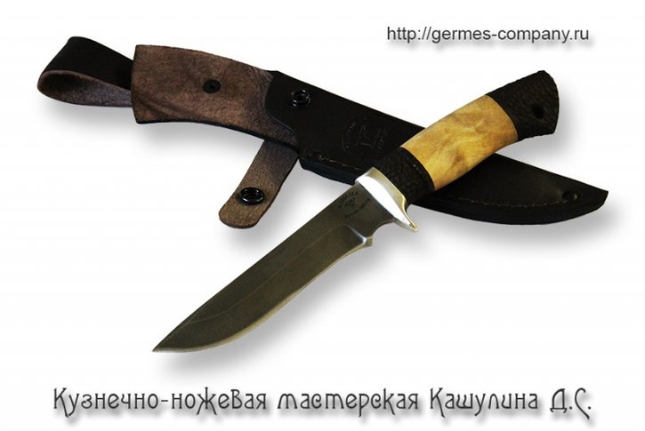 Нож ХВ-5 Норка, черный граб