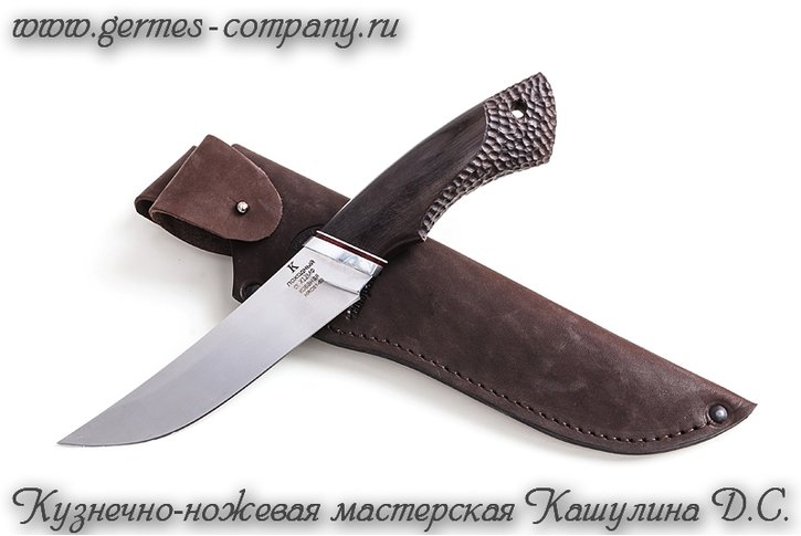 Нож Походный Х12МФ, черный граб
