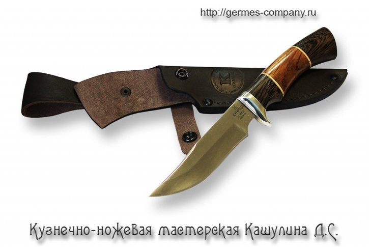 Нож Куница из кованной стали 95х18, бубинга помеле