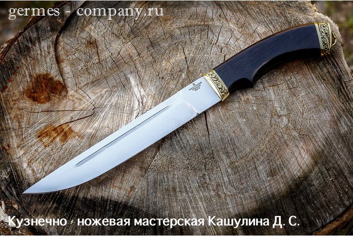 Нож пластунский из  кованой 95х18, граб