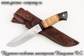 Нож 110х18 Зубр, береста