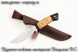 Нож Х12МФ Куница, береста