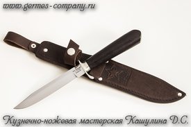 Нож разведчика Х12МФ, черный граб